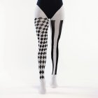 Harlekin Strumpbyxor Vit/Svart