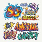 Graffiti-utskärningar, 80-tal