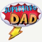 Superhero Dad Folieballong