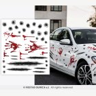 Blodiga Halloween-klistermärken till bilen