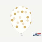 Prickiga Ballonger Guld/Transparenta