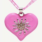 Rosa Edelweiss Halsband