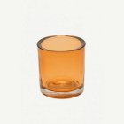 Glas Värmeljushållare Bärnsten