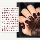 Blodiga Nagelklistermärken