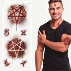 Satanistiska Falska Tatueringar