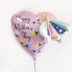 Hjärta Mother's Day Fjäril Folieballong