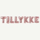 Tillykke Folieballonger Roséguld