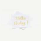 Hello Baby Servetter Guld