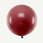 Rund Ballong Vinröd 60 cm