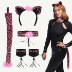 Leopard Set Rosa
