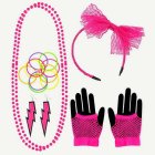 80-tal Set Neonrosa
