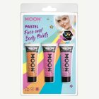 Ansiktsmålning UV Pastell Prinsessa Makeupset
