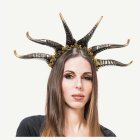 Demonhorn Hårband Guld