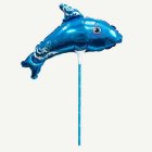 Delfin Folieballong På Pinne