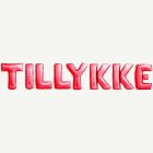 Tillykke Folieballonger Röd