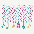 Musiknoter Swirls