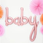 Baby Folieballong Roséguld