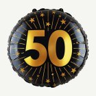 50 År Golden Celebrations Folieballong