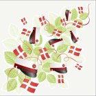 Lyxiga Studentservetter Röd