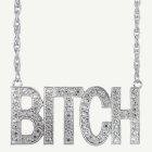 Bitch Halsband Silver