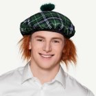 Skotsk Tam o' Shanter Hatt Grön