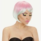 Ombre Rave Peruk Rosa/Turkos