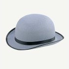 Bowlerhatt Grå