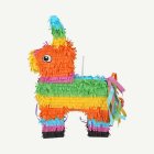 Hopfällbar Åsna Piñata Regnbåge