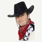 Cowboyhatt Sliten Svart