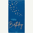 Happy Birthday År Servetter True Blue