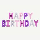 Happy Birthday Folieballonger Multifärgade