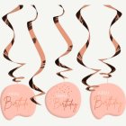Swirls Happy Birthday Lush Blush