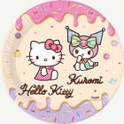 Hello Kitty® & Kuromi Papperstallrikar