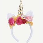 Blommor Enhörning Diadem