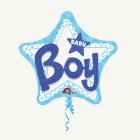 Baby Boy Stjärna Folieballong