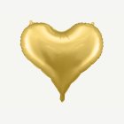 Hjärta Folieballong Guld