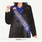 Graduated Student Ordensband Blå