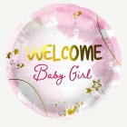 Welcome Baby Girl Folieballong