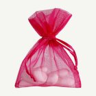 Satinband Organzapåsar Rosa
