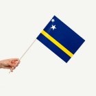 Curacao Flagga På Pinne