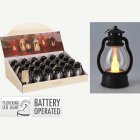 LED Oljelampa Svart