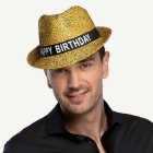 Happy Birthday Fedora Guld