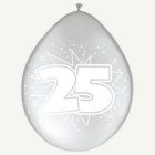25 År Ballonger Silver