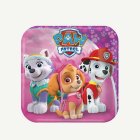 Fyrkantiga Paw Patrol Tallrikar