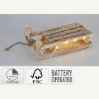 LED Julsläde Vit