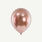 Metallic Latexballonger Roséguld