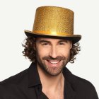 Glitz Cylinderhatt Guld