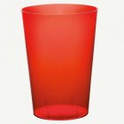 Plastglas Röd