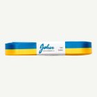 Satinband Blå/Gul