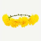 Blommigt Hårband Gul